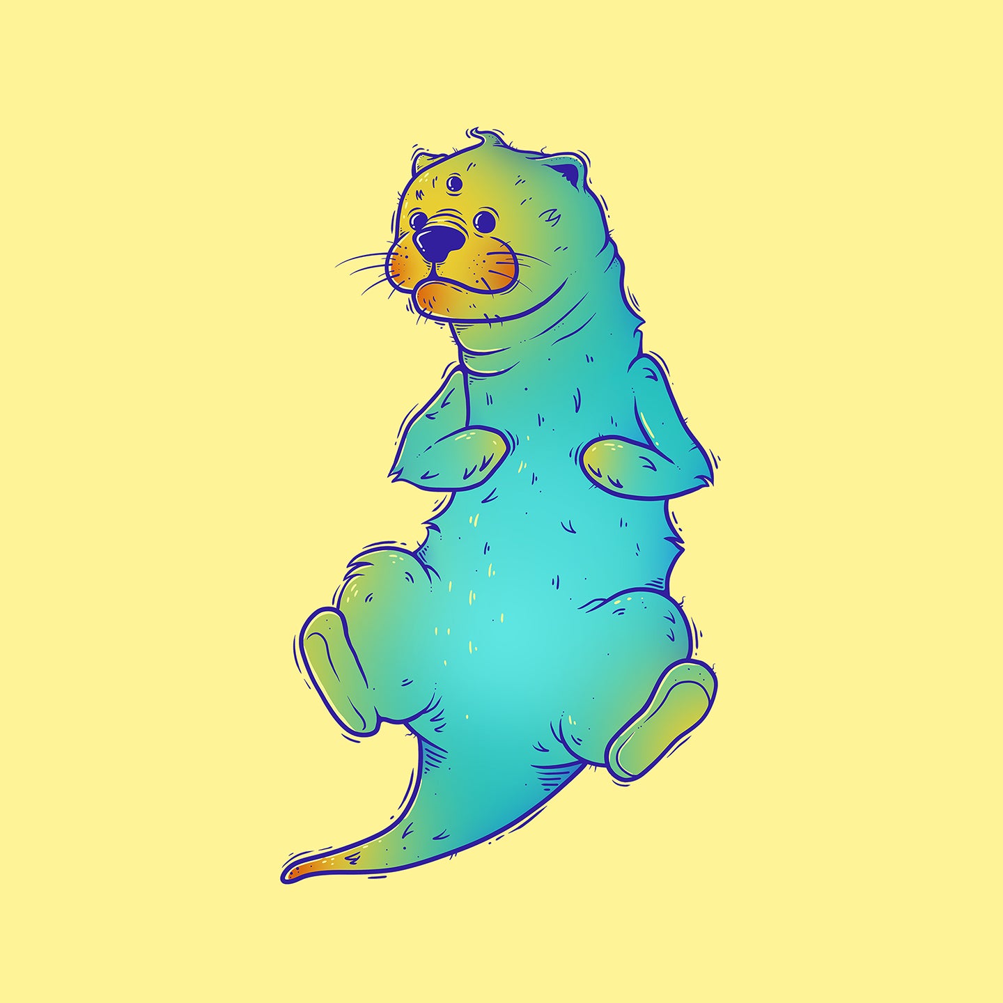 Otterly Amazing Art Print