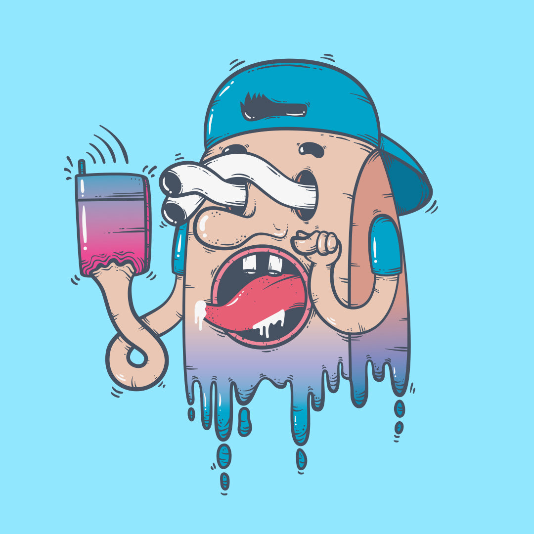 Slave to Technology Art Print