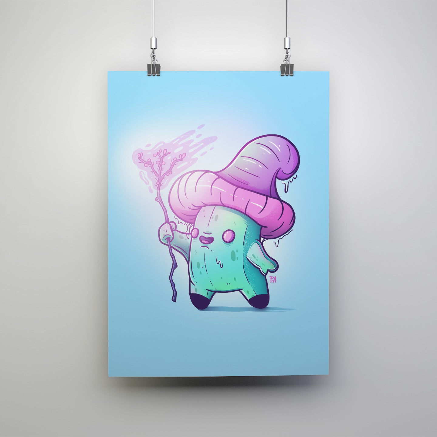 Magic Mushroom Art Print