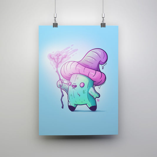 Magic Mushroom Art Print