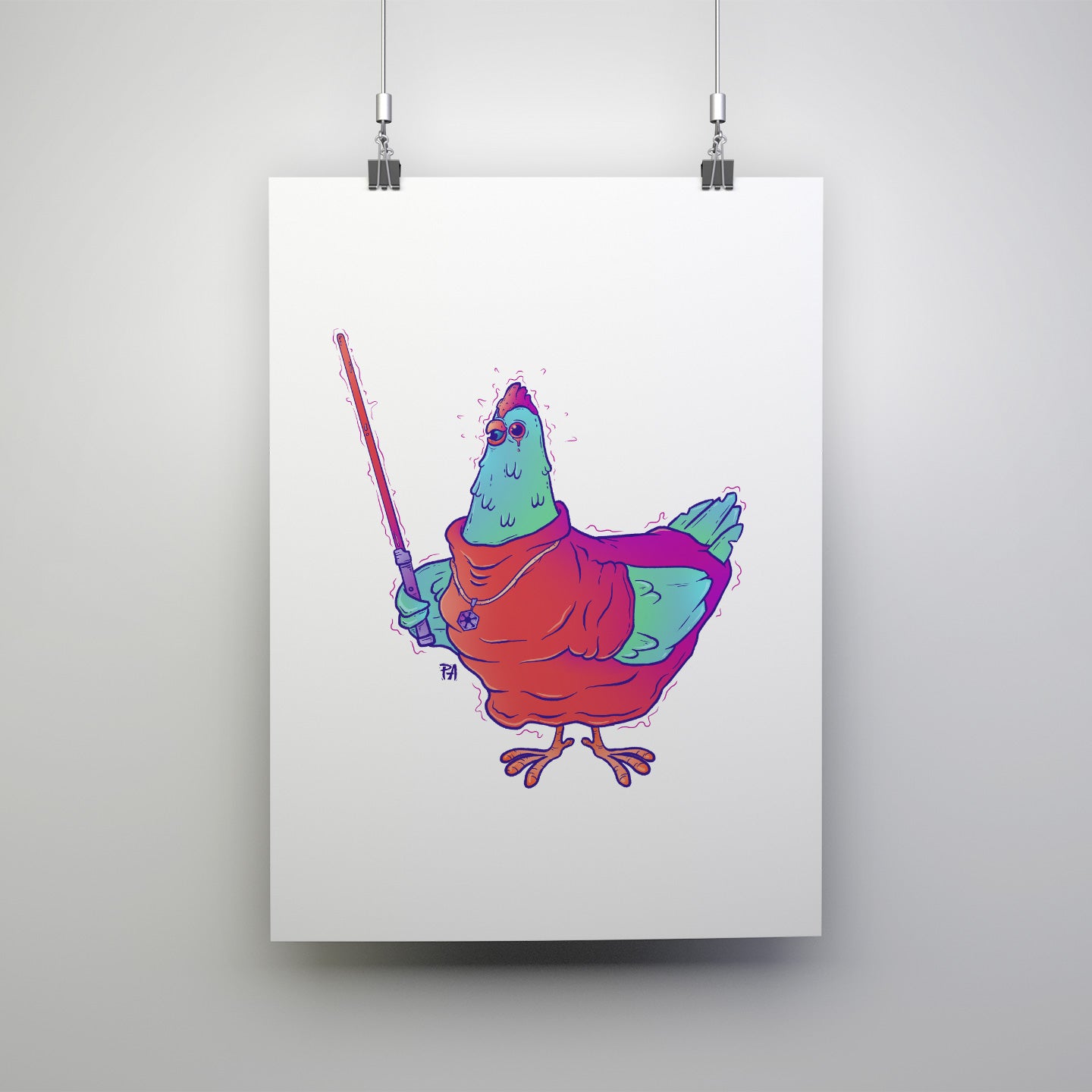 Chicken Sith Art Print