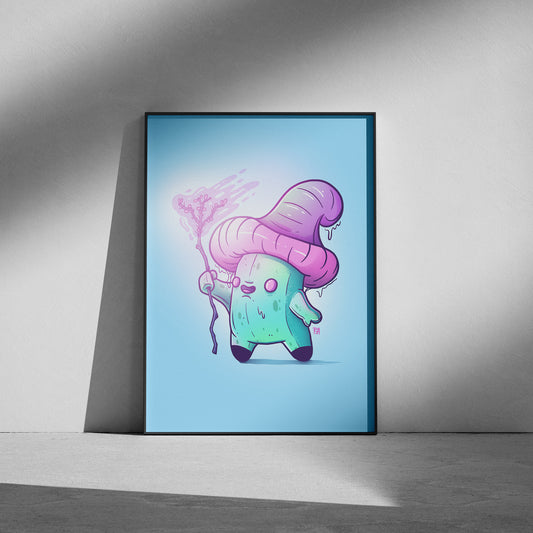 Magic Mushroom Art Print