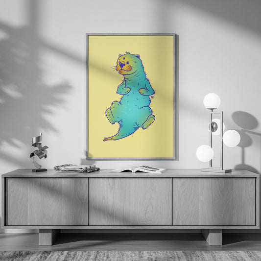 Otterly Amazing Art Print