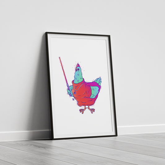 Chicken Sith Art Print